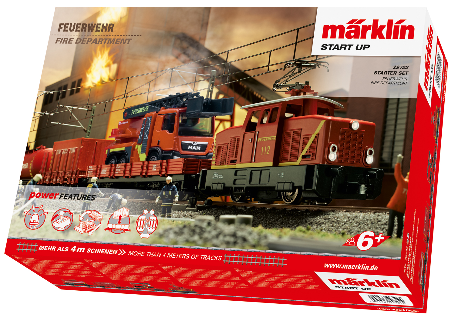 Märklin Start up - "Fire Department" Starter Set for Children Ages 6 and above Model train