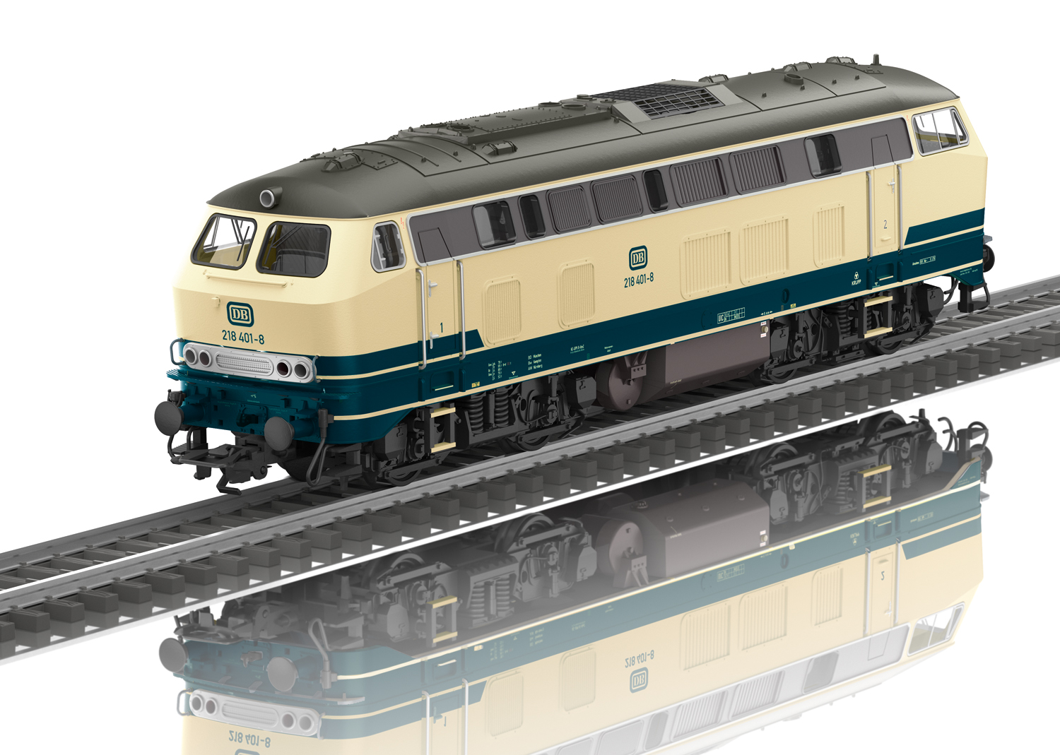 Class 218 Diesel Locomotive Model train